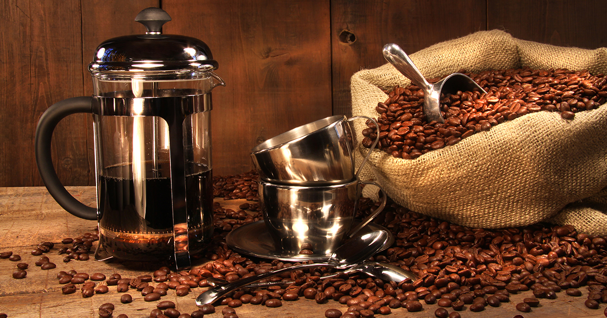 Franskpressat kaffe, enkelt och smidigt.