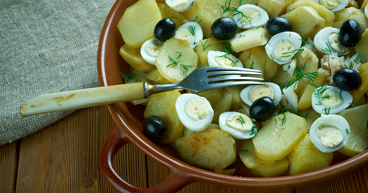 Bacalhau, här serverat i en gryta.