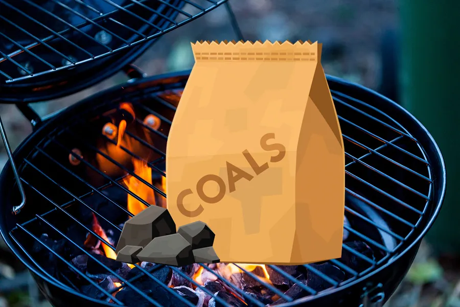 Öppna grillkolen på rätt sätt!