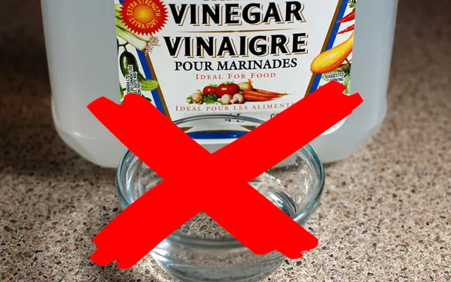 4 material du inte bör rengöra med ättika