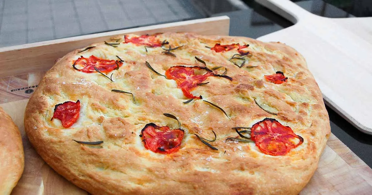 Focaccia med smak av Italien