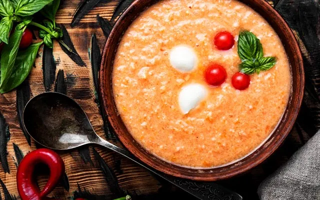 Härlig spansk gazpacho