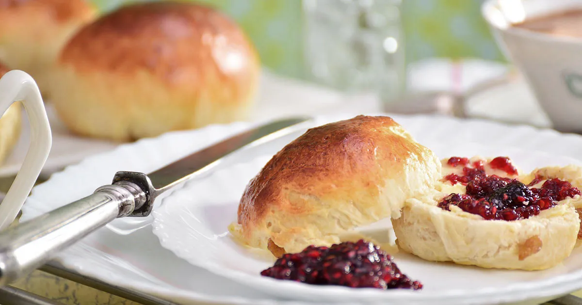 Klassiska scones till frukost